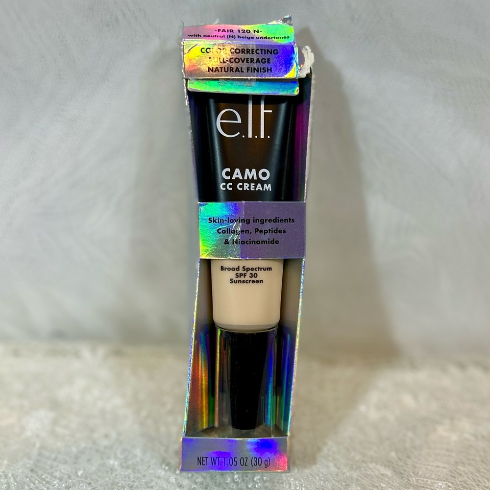 NIB ELF Cosmetics Camo CC Cream Foundation- Fair 120N